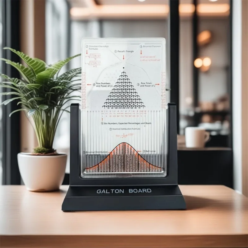 Galton plate Galton normal distribution model science desktop ornament decompression prediction gift teaching instrument