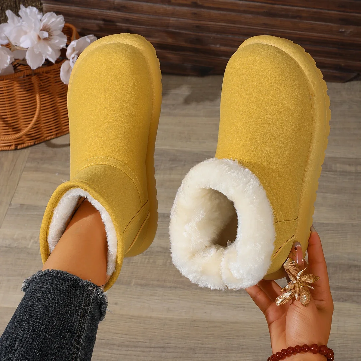 2026 New Design Winter Boots Women Super Mini Real Sheepskin Wool Comfort Warm Natural Fur Shoe Man Classic Snow Boot Size 36-41