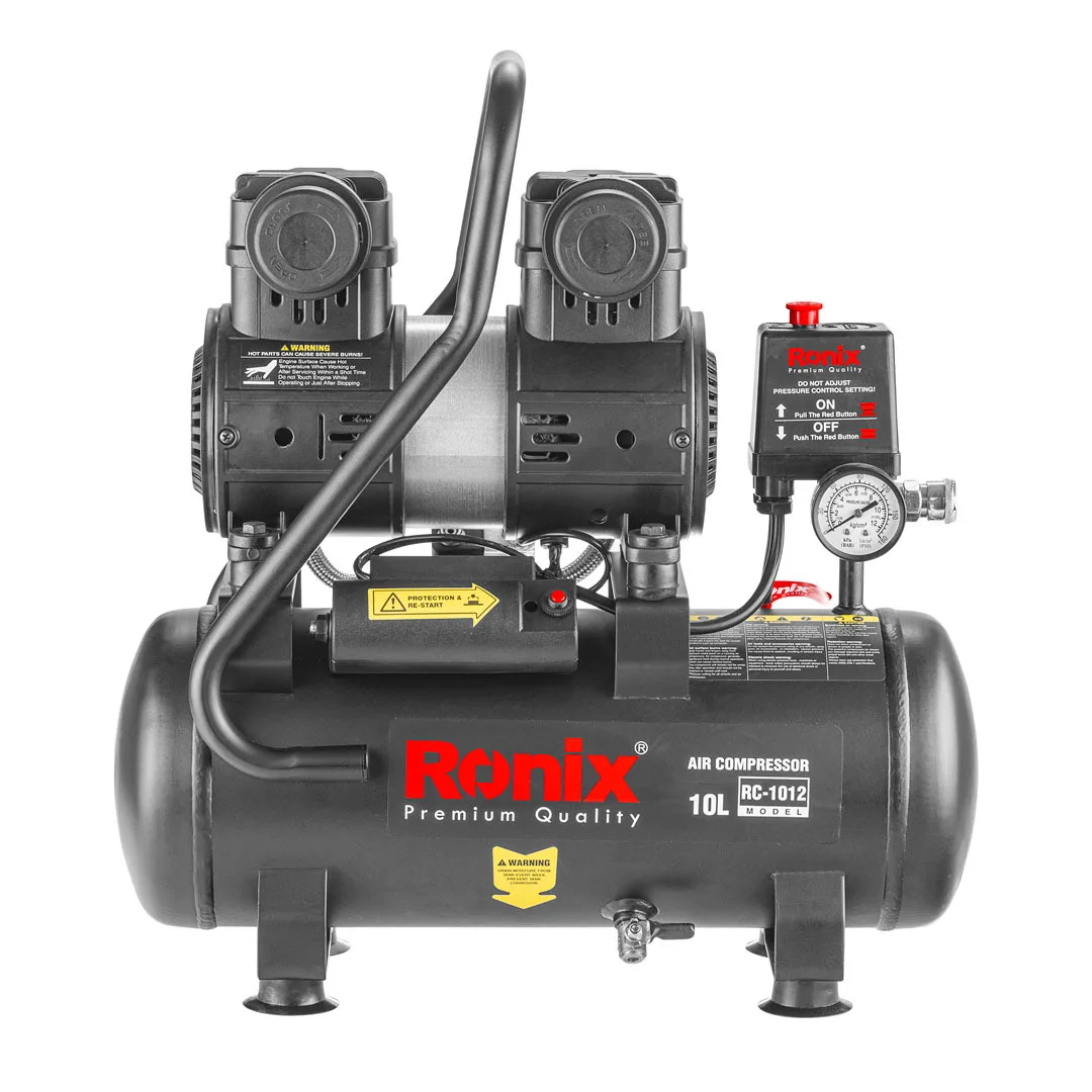 Ronix RC-1012 Silent  Air Compressor 10L Professional Portable 80L/min Car Compressor Mini Air-Compressor Pump Machine