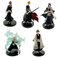 1 Pcs Anime BLEACH Action Figures Kurosaki Ichigo Kuchiki Byakuya Inoue Orihime Urahara Kisuke PVC Model Collection Kid Gift Toy