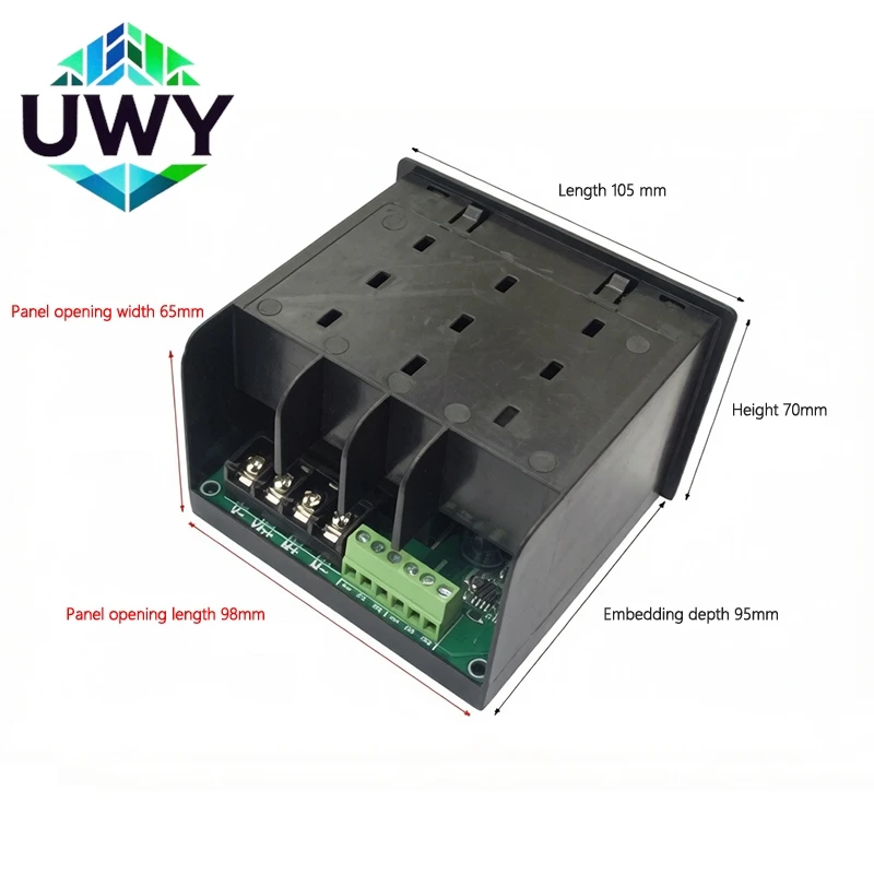 PWM DC Motor Speed Controller LCD Digital Display DC Motor Governor Forward Reverse Stop Control With IR Remote Control