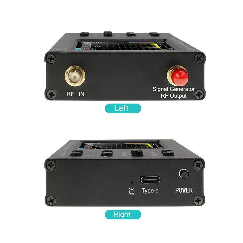 Analyseur et générateur de signal sans fil 6G, Wi-Fi, petit analyseur amélioré, compteur de signal de laboratoire CDMA, 35-6200m, 3.2 pouces