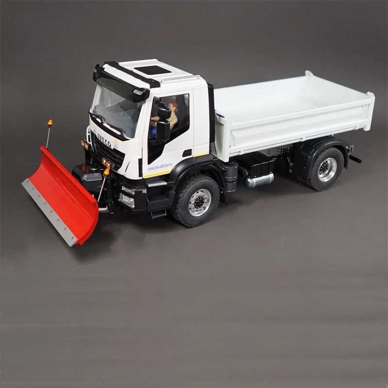 

1/14 RC Dump Truck Front Shovel 6*4 Metal Snow Shovel Remote Control Car Upgrade Equipment Model Toy Modification Accessories