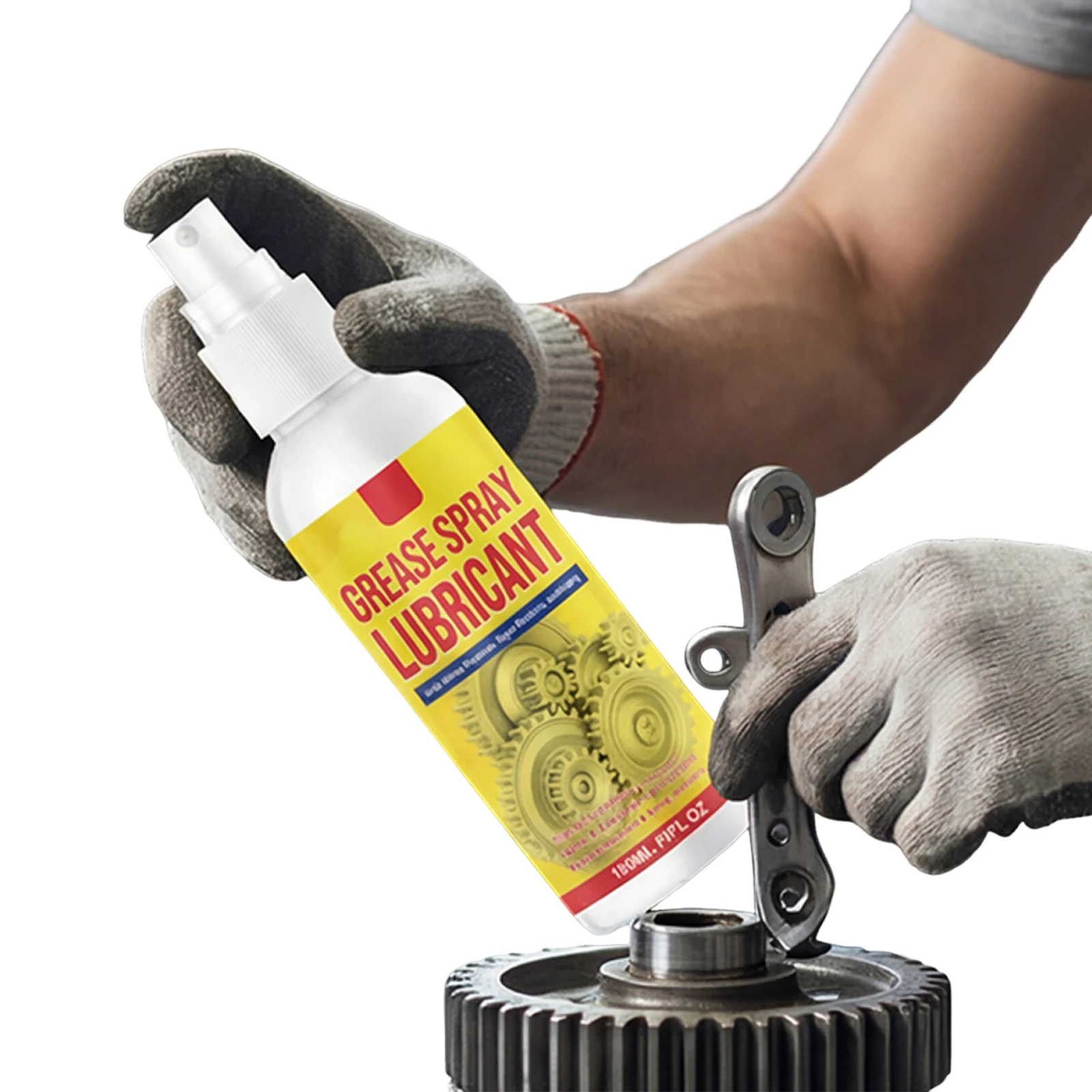 6.1oz Penetrating Oil Spray Multi-Purpose Antirust Lubricant Fast-Acting for Eliminates Grease Contaminants and Corrosion