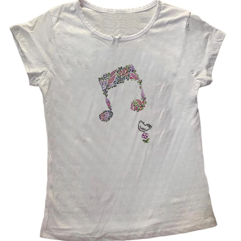 Summer Music note slim fit top cute Graphic Printing Streetwear Sleeveless Top Camisole Fashion Y2k Top Clothing Simple leisure