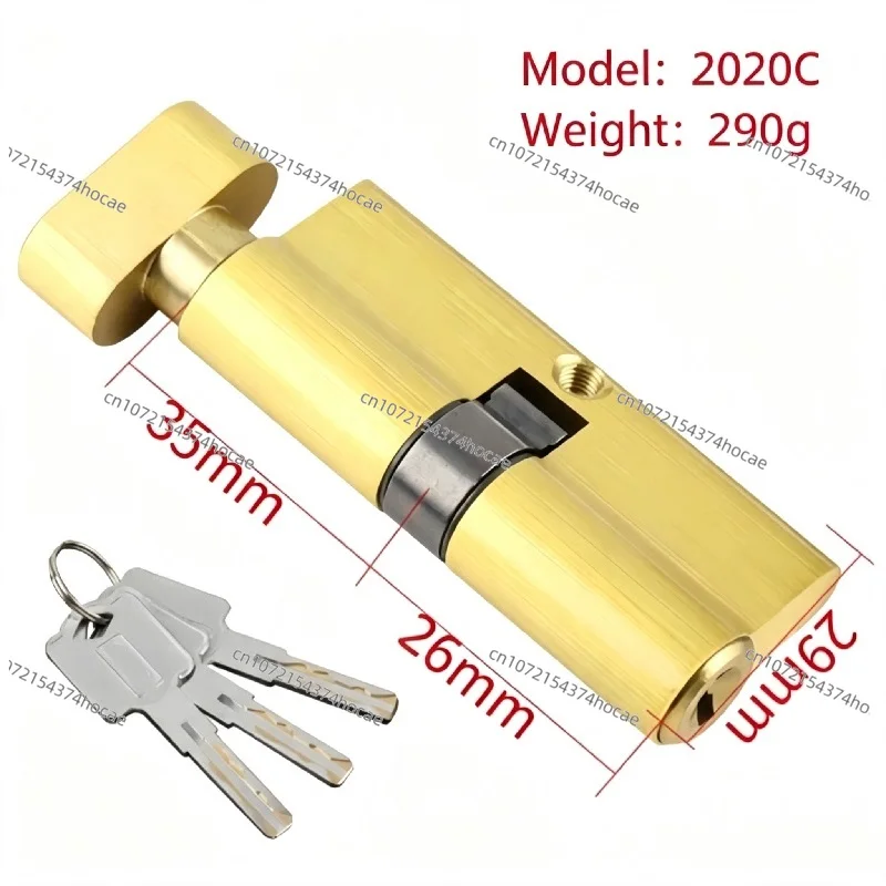 Indoor Wooden Bedroom Door Lock Cylinder, Super Grade‑c Security, 70 Model Handle Lock Replacement