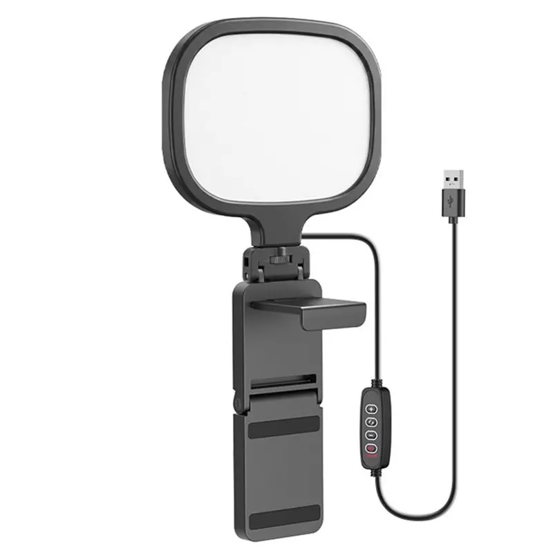 A96K-LED Diffused Eye-Caring Ring Light For Laptop, Monitor& Desk- Video Light For Zoom& Streaming