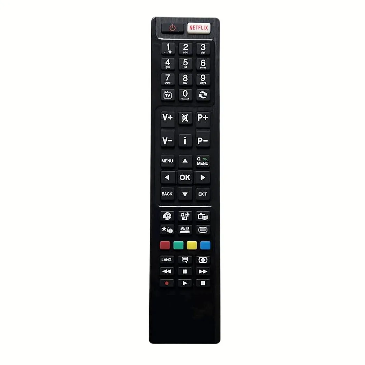 Zastępczy pilot do Techwood TK32ITM15C z Netflix