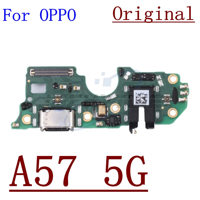 Original USB Charging Port Dock Plug Connector Charger Board Module With Microphone For OPPO A54 A55 A56 A57 4G 5G