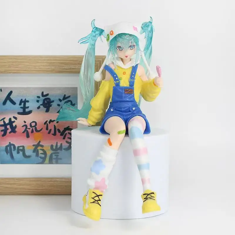 14 سنتيمتر هاتسون ميكو عمل أرقام سلسلة Kawaii ملابس السباحة Vocaloid البلاستيكية تحصيل نموذج لعب فتاة هدية