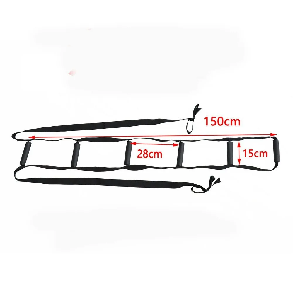 Adjustable Length Get Up Aid Assist Strap 3/4/6 Handrails Pull Up Helper Lift Device Rope Ladder Bed Ladder Assist