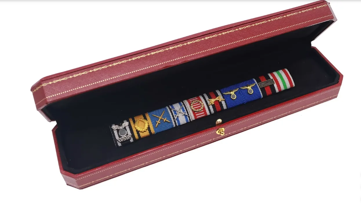 

Реплика немецкой ленточной бейджа-пуговицы с футляром, 10 штук