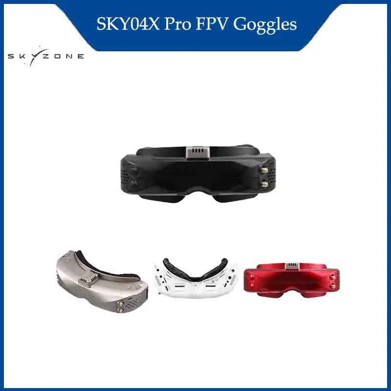 

SKYZONE SKY04X PRO FPV Goggles 1920X1080 OLED 5.8G 48CH Steadyview Receiver DVR Head Tracker Fan for RC Airplane Racing Drones