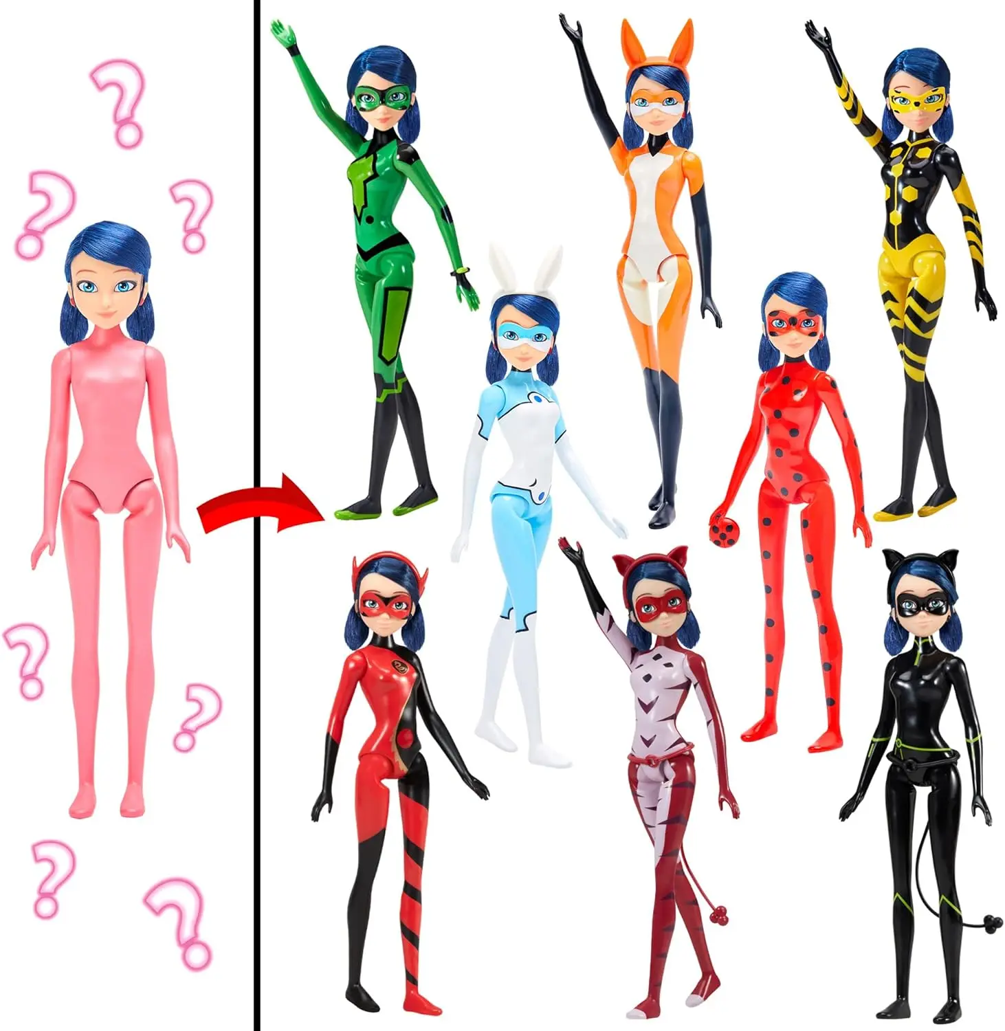 Magic Heroez Transformation Accessori a sorpresa all'interno Ottimo regalo Buona qualità Incredibile bambola fredda Acqua per trasformare