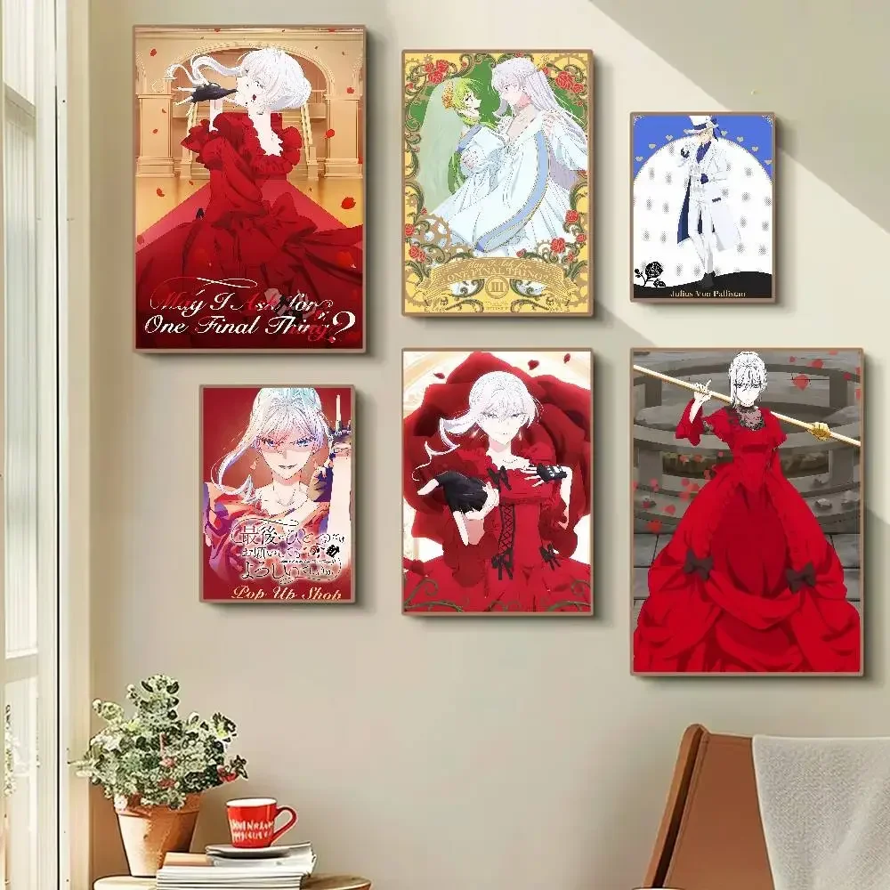 Anime May I Ask For One Final Thing Vintage Anime Poster Wall Art For Study Living Room Decor Unique Home Decoration Pictur
