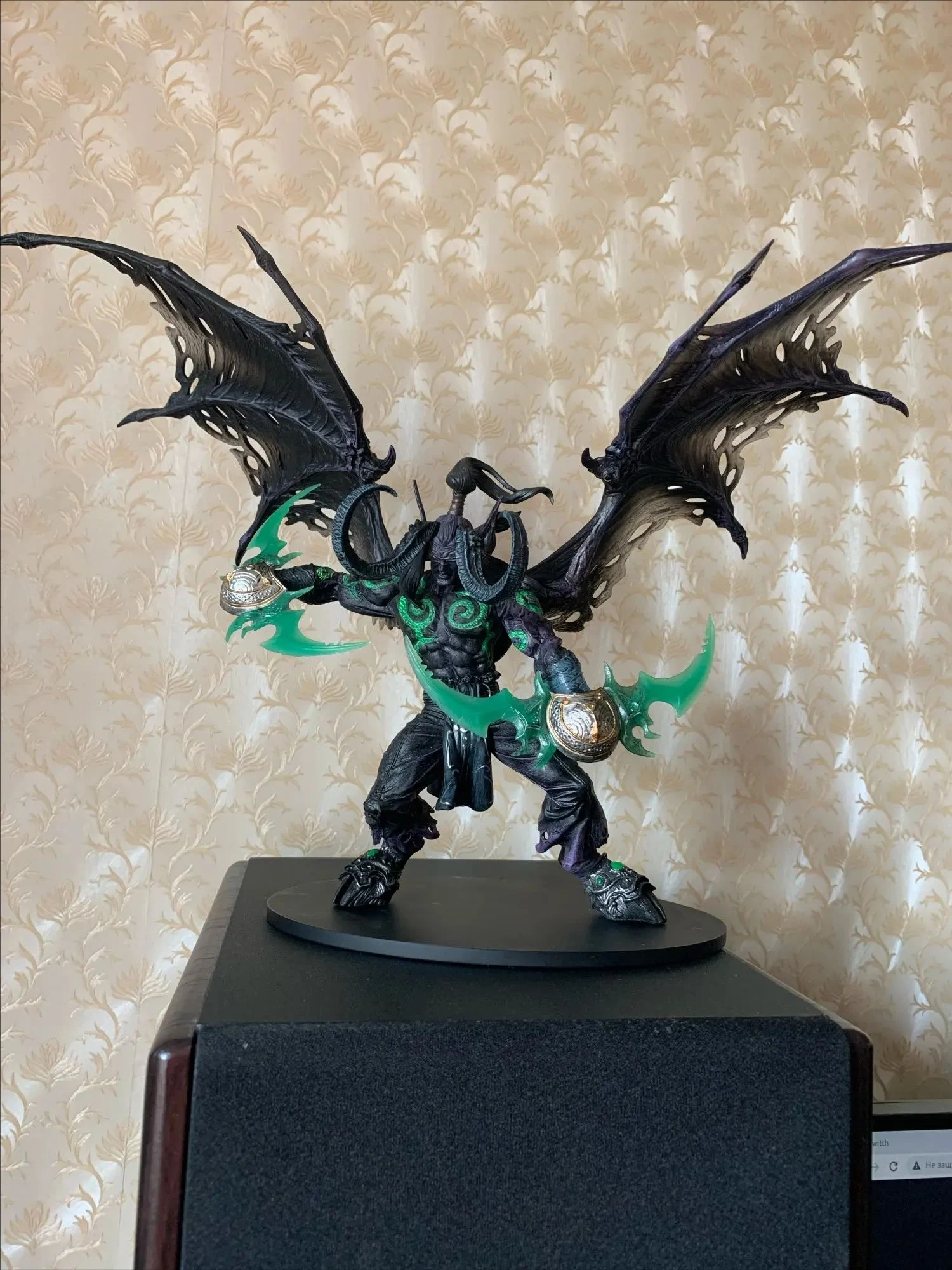 25 سنتيمتر تيار مستمر لعبة نجاح باهر شخصية شيطان هنتر illidan Stormrage عمل الشكل البلاستيكية تمثال تحصيل نموذج الاطفال دمى هدايا ديلوكس محاصر