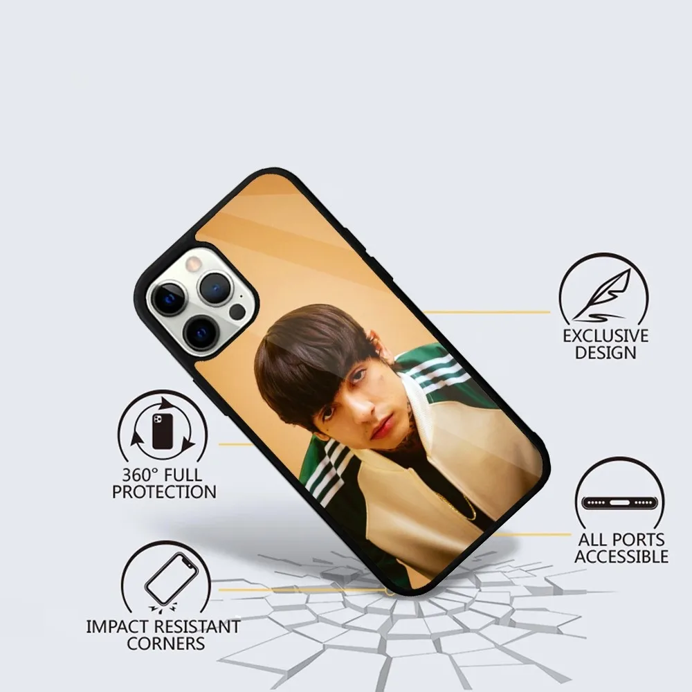 Natanael Cano Mexico Rapper Phone Case For iPhone 15,14,13,12,11,Plus,Pro,Max Mini Magsafe Magnetic Wireless Charging