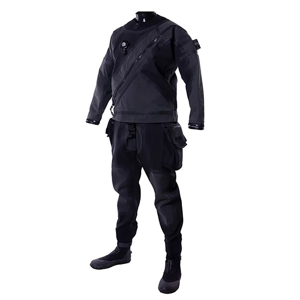 NAVYFEL-Drysuit Trilaminado masculino, terno de mergulho