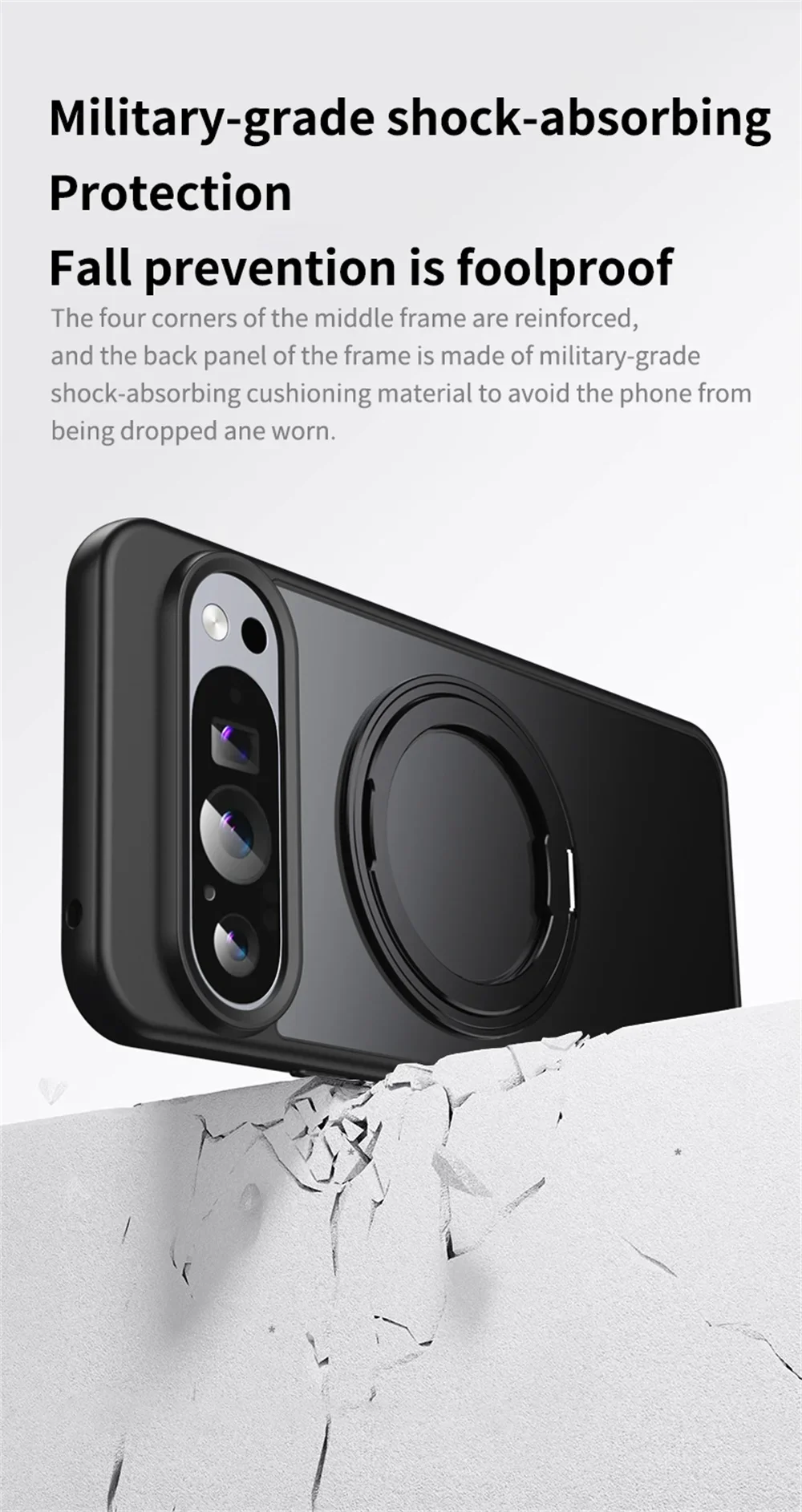 360°Rotating Metal Stand Magnetic Case For Google Pixel 11 10 9 Pro XL 8 7 Pro 10A 9A 8A 7A Funda For Magsafe Shockproof Cover