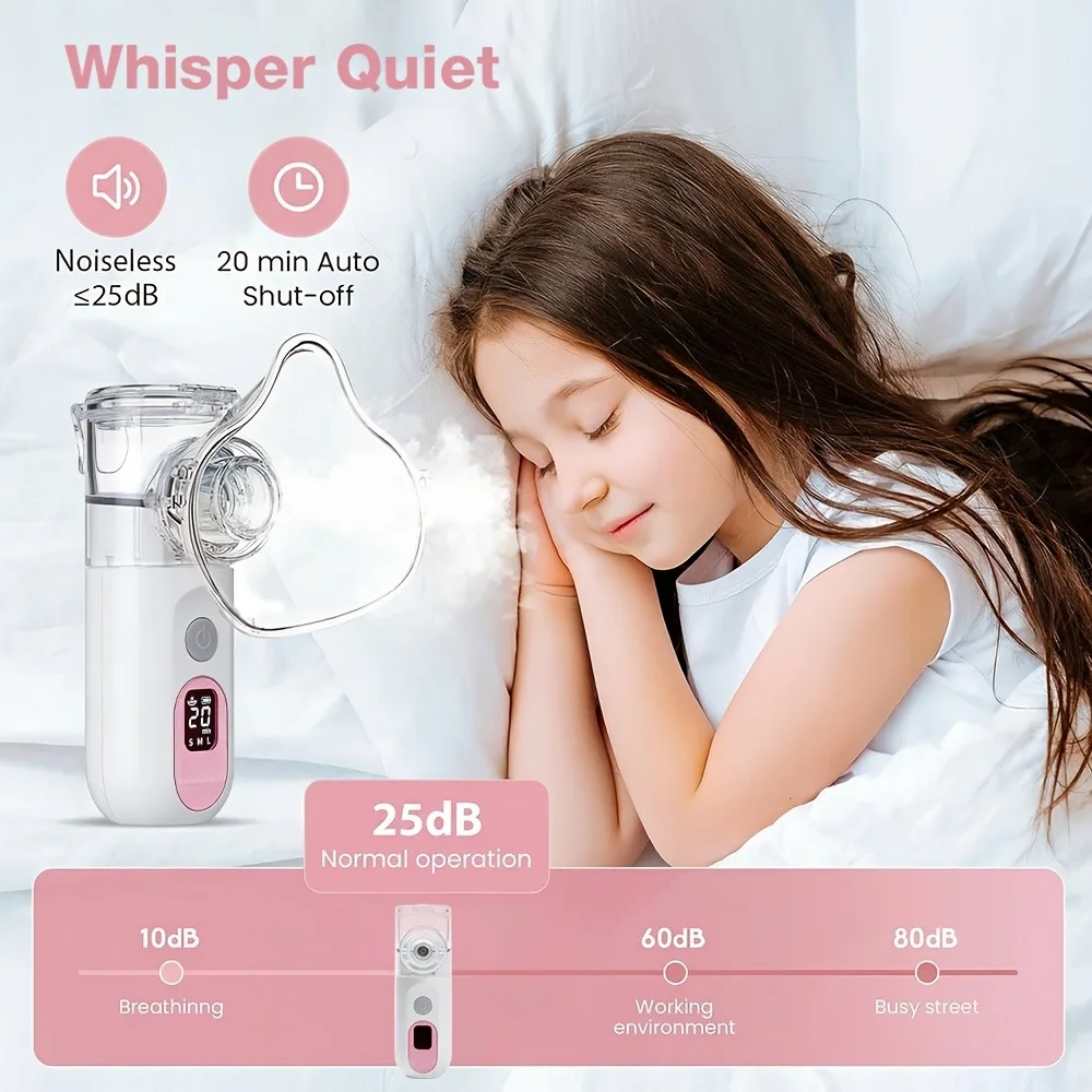 Handheld Mesh Nebulizer with LED Display