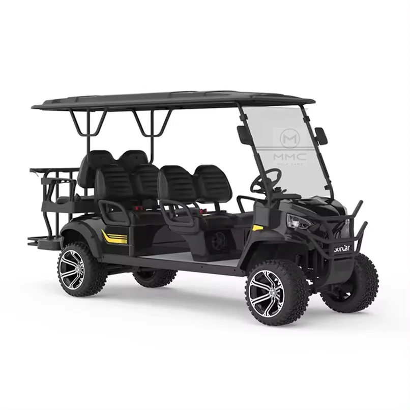 

2024 New Modle Style Factory Wholesale Price 6(4+2) Seat Lithium Club Car Off Road Custom Electric Golf Cart