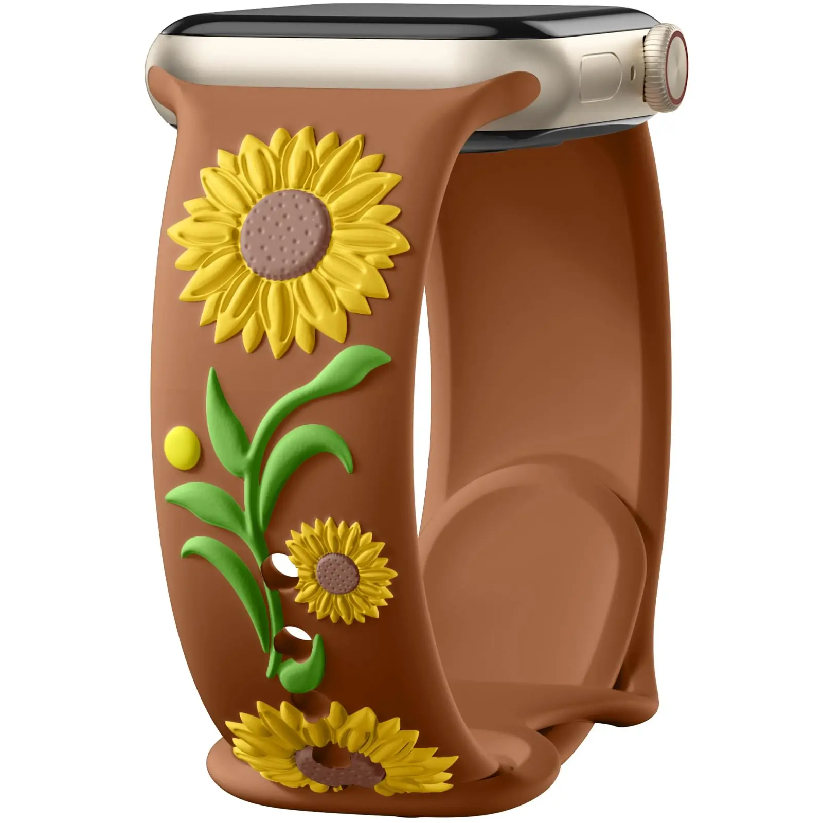Image of Rose Silikonarmband für Apple Watch Band Damen Serie 11/10/9/8/7/6/5/4/3 38 mm 40 mm 41 mm 42 mm 44 mm 45 mm 46 mm 49 mm