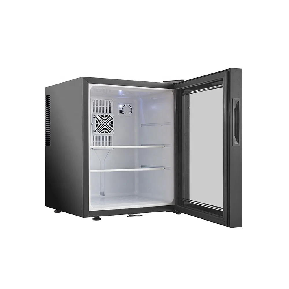 Hot Sale 12V 30L 40L Customized Glass Door Mini bar Fridge With Lock