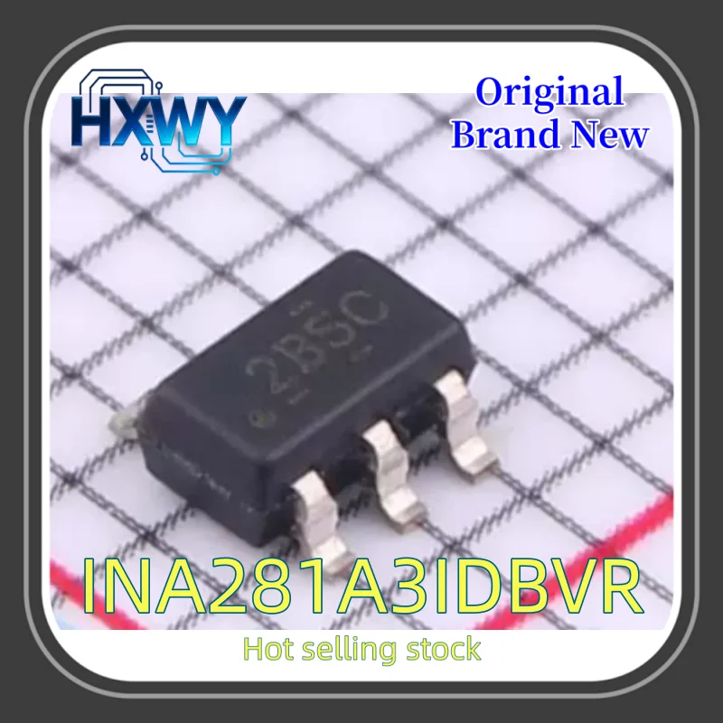 (3/30 Pieces) INA281A3IDBVR Silkscreen 2B5C SOT23-5 Current Sensing Amplifier Factory Wholesale Cheap IC Chip Fast Shipping