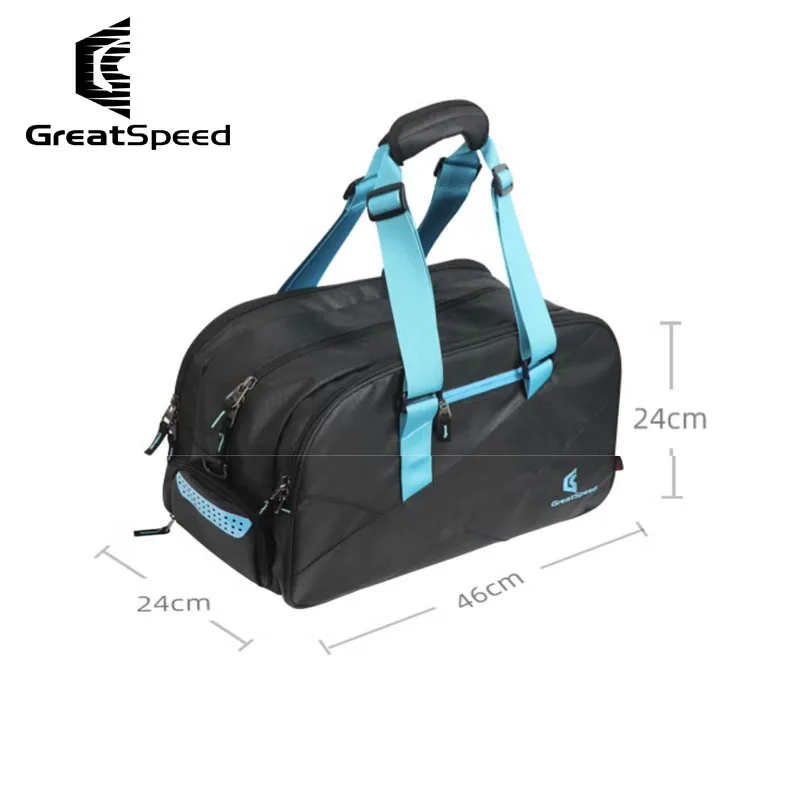 New GreatSpeed Unisex Tennis Bag Large Capacity 2-Pack Rackets Squash Badminton Tennis Bags High Quality Nylon Court Gym Handbag