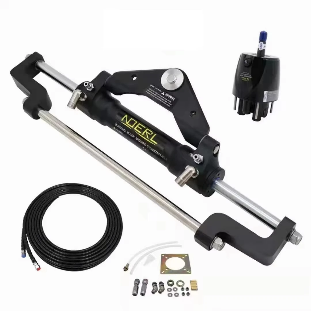 

Marine Hydraulic Steering Gear System With Cylinder Hydraulic Outboard Power Steering System Kit 90HP/150HP/300HP