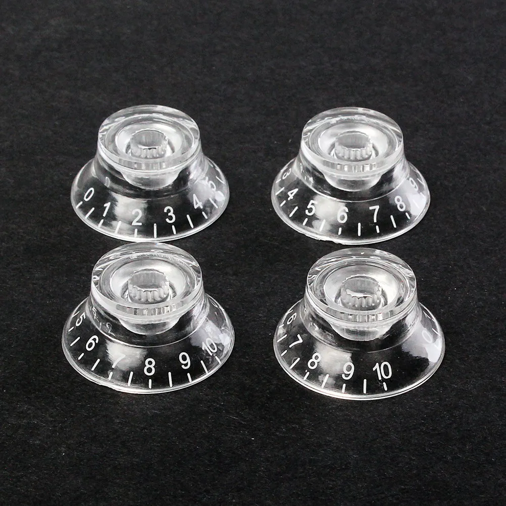 

4Pcs Electric Guitar Control Knobs Set Volume Tone Speed Rotary Knobs Flywheel Style Replacement Parts for