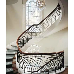 Aluminum Casting Balustrades Stair Handrails Railing