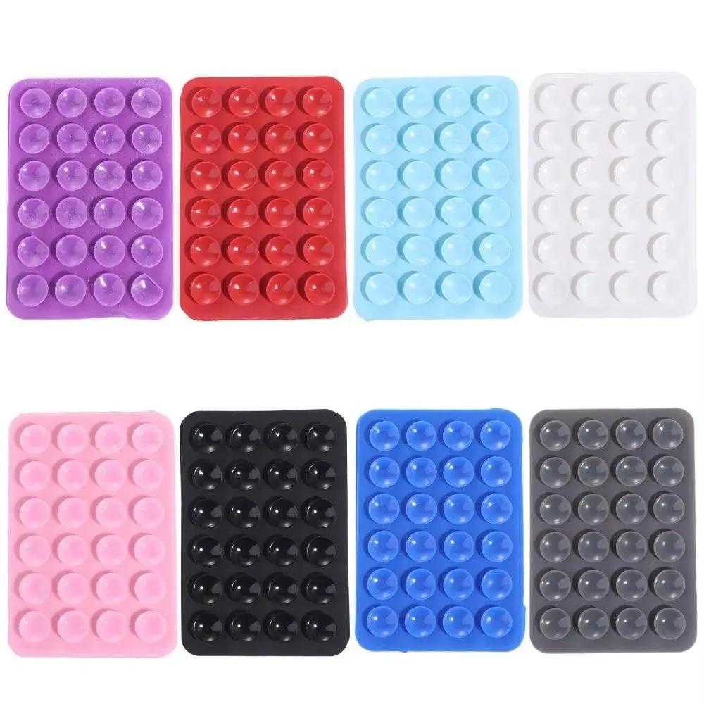 

Adhesive Silicone Suction Pad Multifunction Suction Cup Bracket Silicone Rubber Sucker Pad Durable 24Square Suction Cups