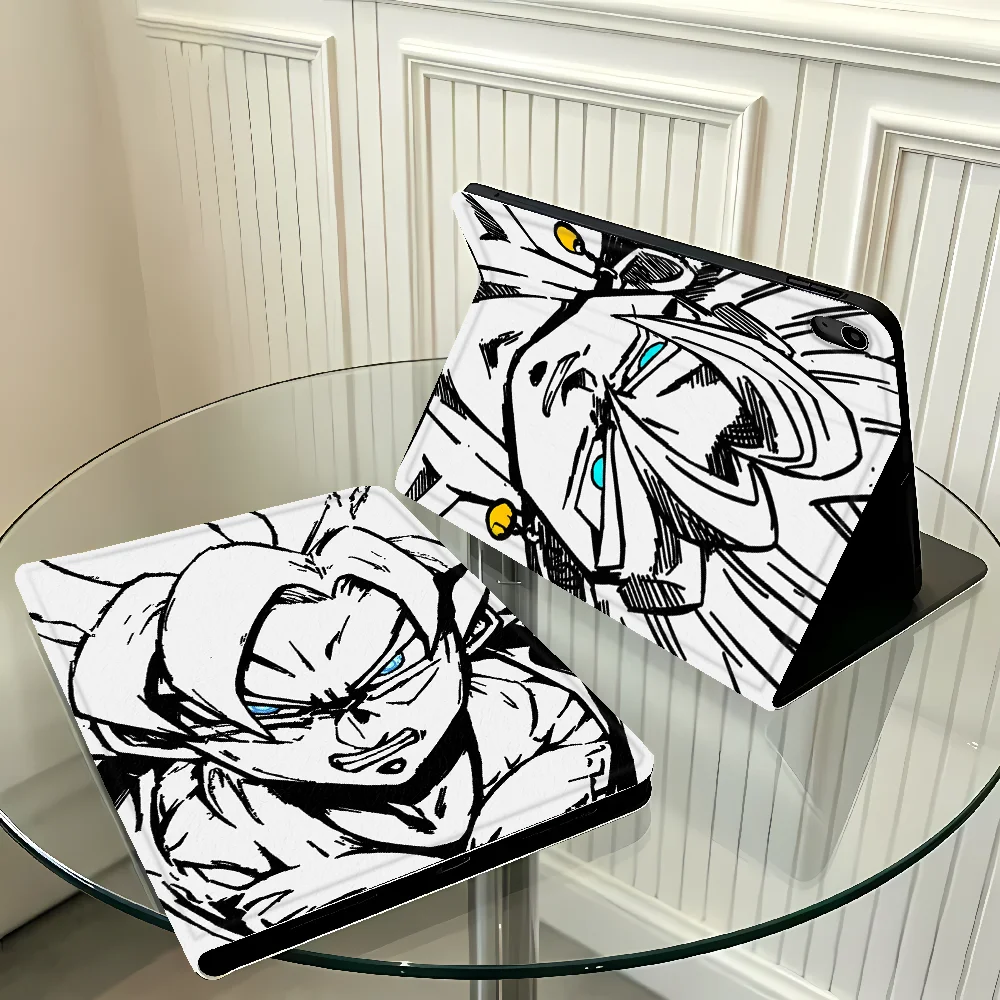 With Pencil Holder Case for Apple iPad Pro11 13 10th 7/8/9th Air 11 13 M4 M3 M2 A16 2026 Air 4/5/6th D-Dragon B-Ball G-Goku