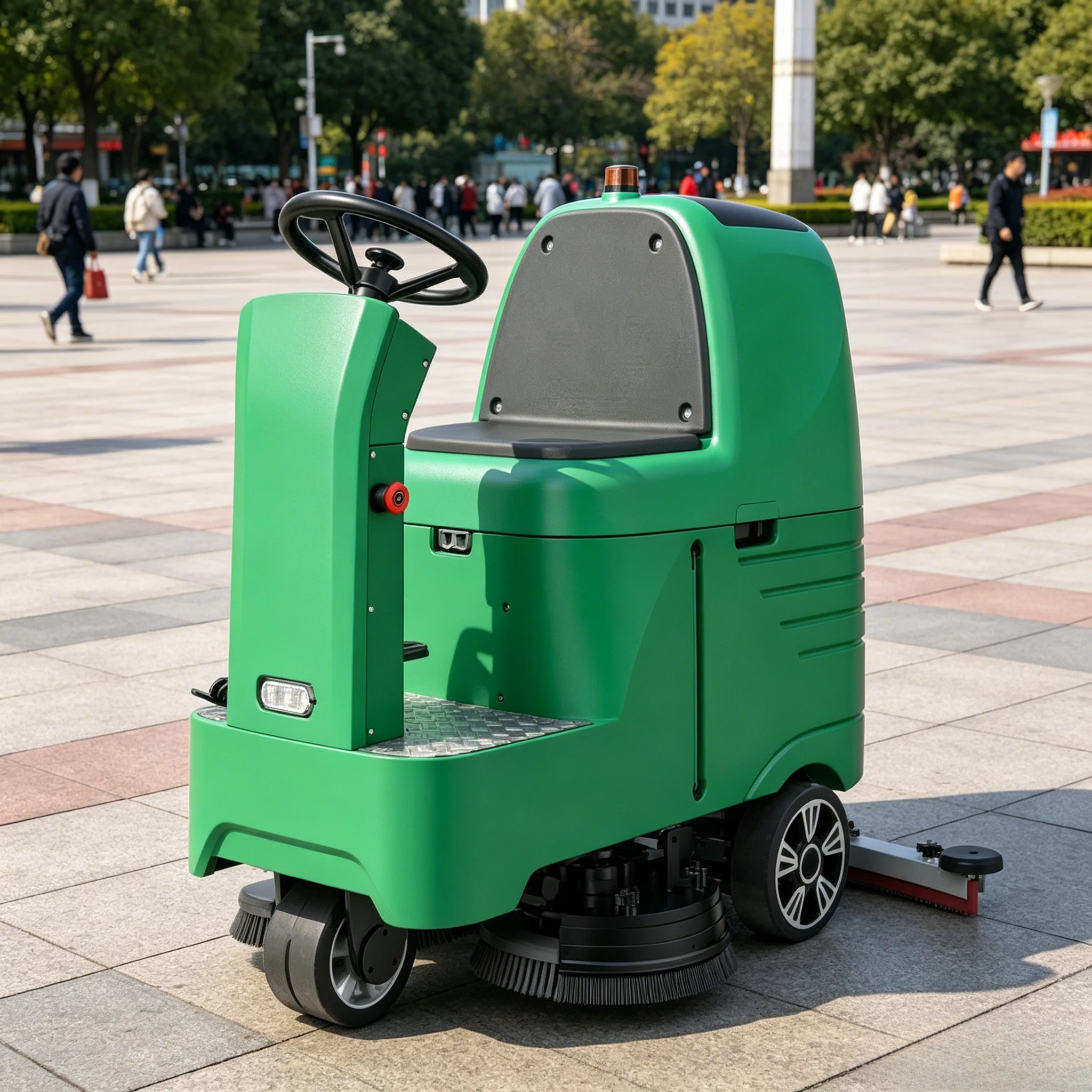 Floor Cleaner Electric Industrial Commercial Ride-on Floor Scrubber Automatic Tile Floor Washing Machine Customized