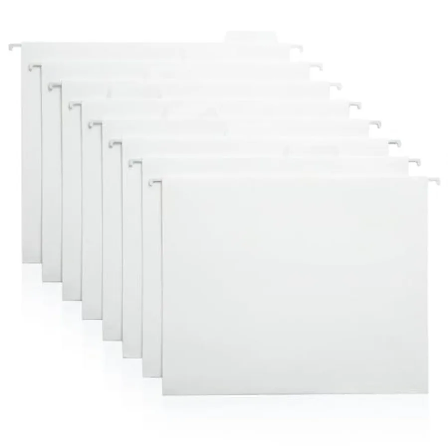 

Hanging File Folders 8 Pack, Letter Size File Organization Folders for Home, Office, School and Filing Cabinets