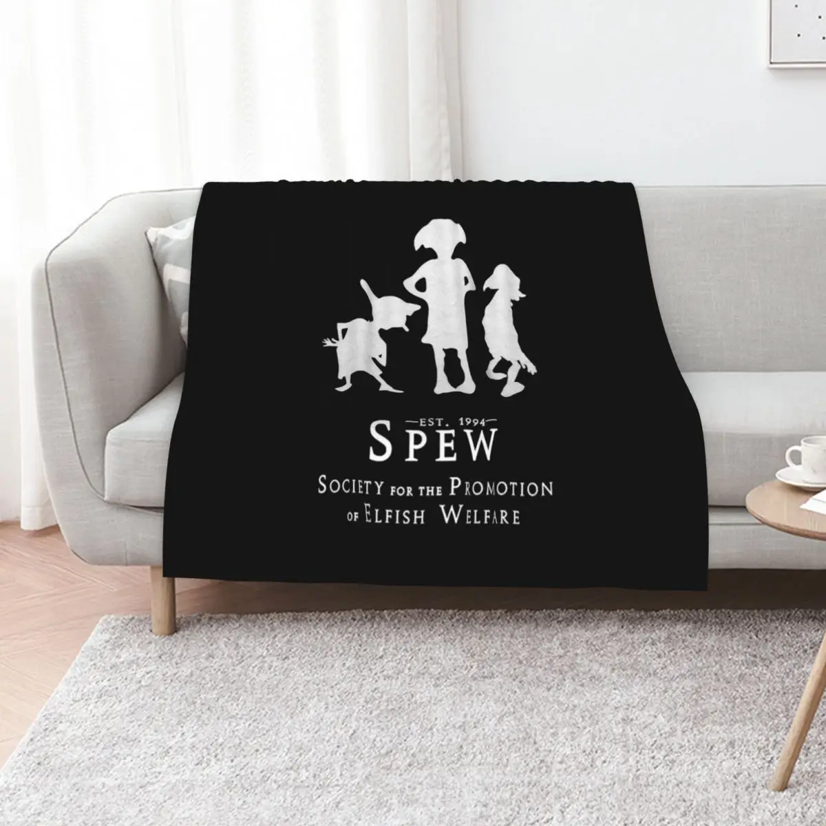 

S.P.E.W. Throw Blanket Furrys Thins Hairys Single Blankets
