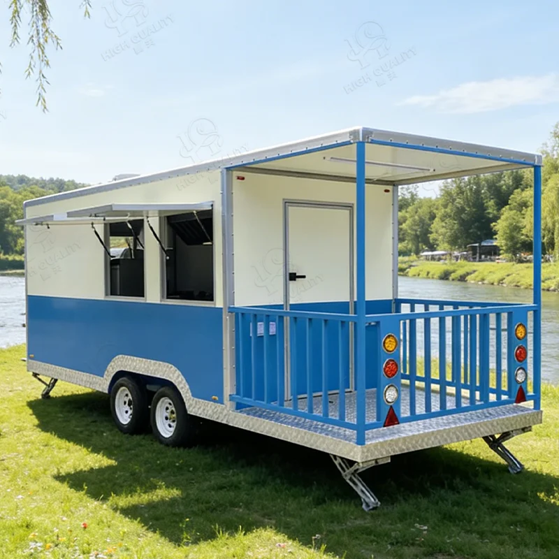 Fast Food Trailer For Sale Custom Kitchen Mobile Coffee Truck Ice Cream Cart Business