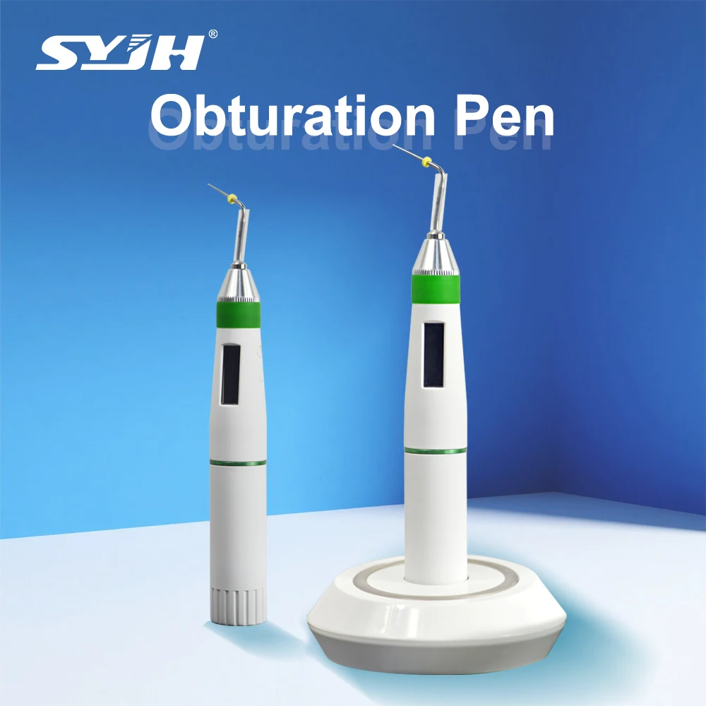 SYJH Dental Equipment Wireless Obturation Pen with Digital Display Endo Gutta Percha Obturation System Pen Heating Plugger Tips