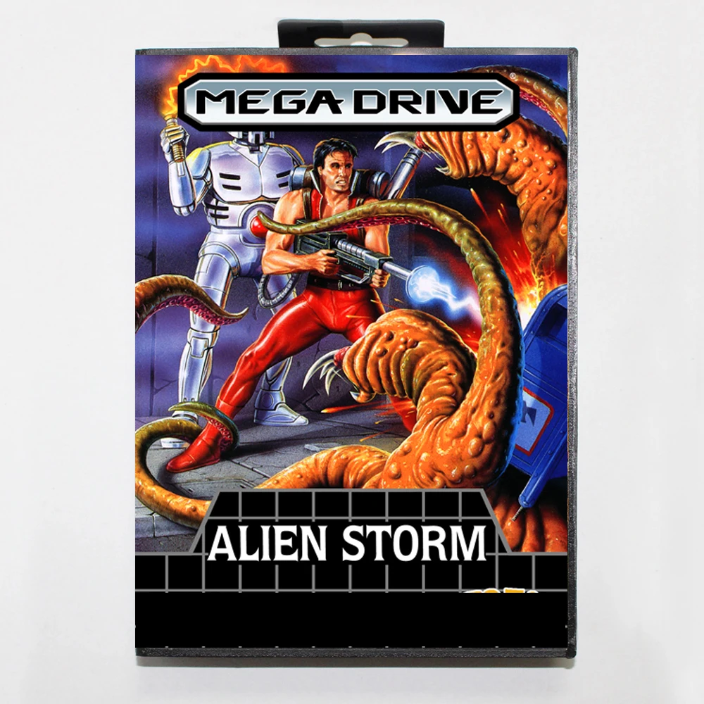 

Новое поступление Alien Storm MD, игровая карта, 16-битный чехол BR для Sega Megadrive Genesis, картридж для игровой консоли