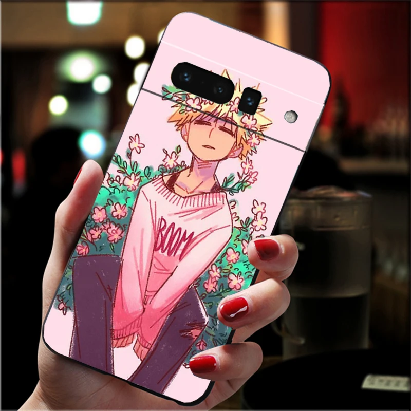 Phone Case For Google Pixel 10 9 Pro XL 9A 8 7 6 Pro Pixel 8A 7A 6A Pixel 8 7 6 5 Anime My Hero Academia deku bakugou Boku