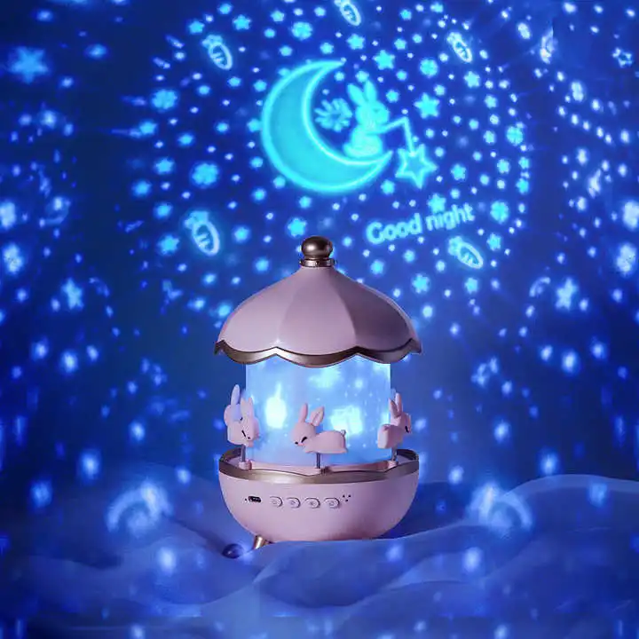 Galaxy Solar System Projector Nightlights 360° Rotating 12 Films Kids Star Night Light Projector for Bedroom Home Decoration Lam