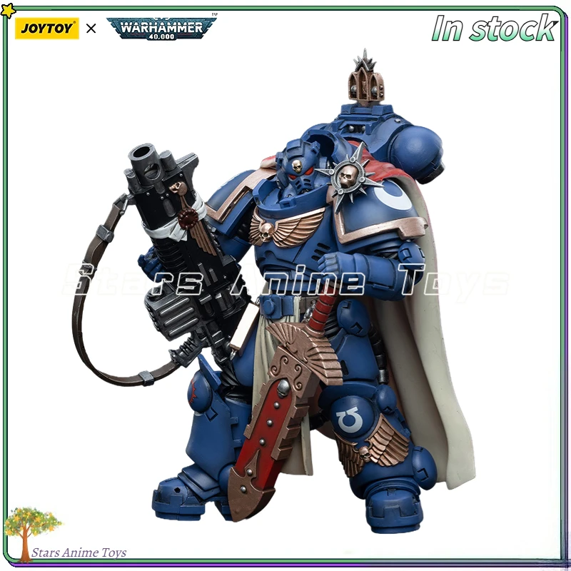 

1/18 Action Fique JOYTOY Warhammer 40000, капитан ультрамаринов с грубой винтовкой Master-made