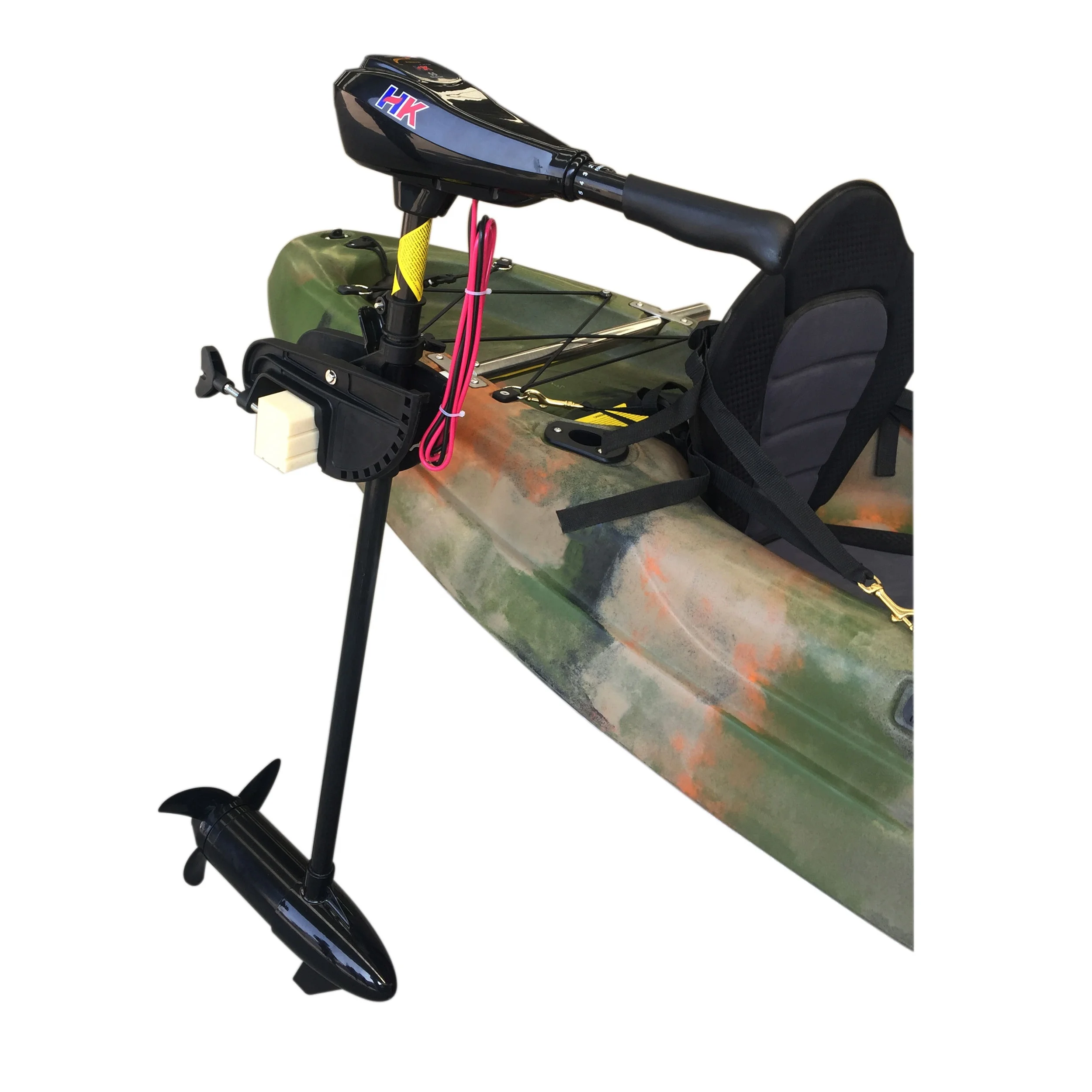 Fishing Kayak Trolling Motor - เรือคายัคตกปลาพร้อมมอเตอร์ไฟฟ้าสำหรับการลากจูง