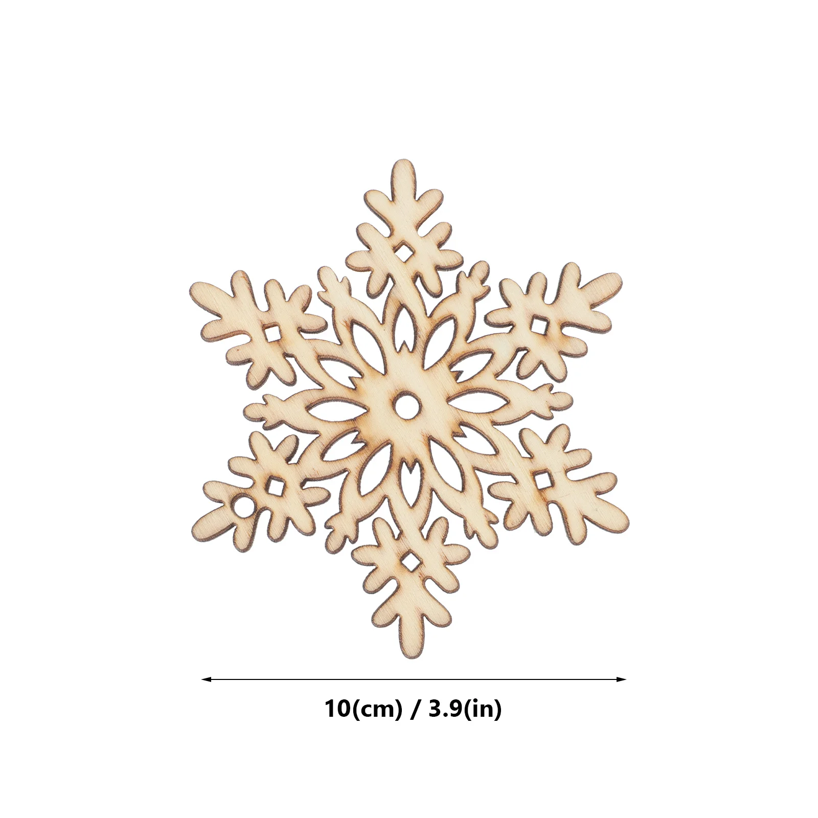 

Wooden Christmas Tree Pendant Beige Christmas Hanging Decor DIY Painting Craft Xmas Party Decor Home Use Tree Pendant