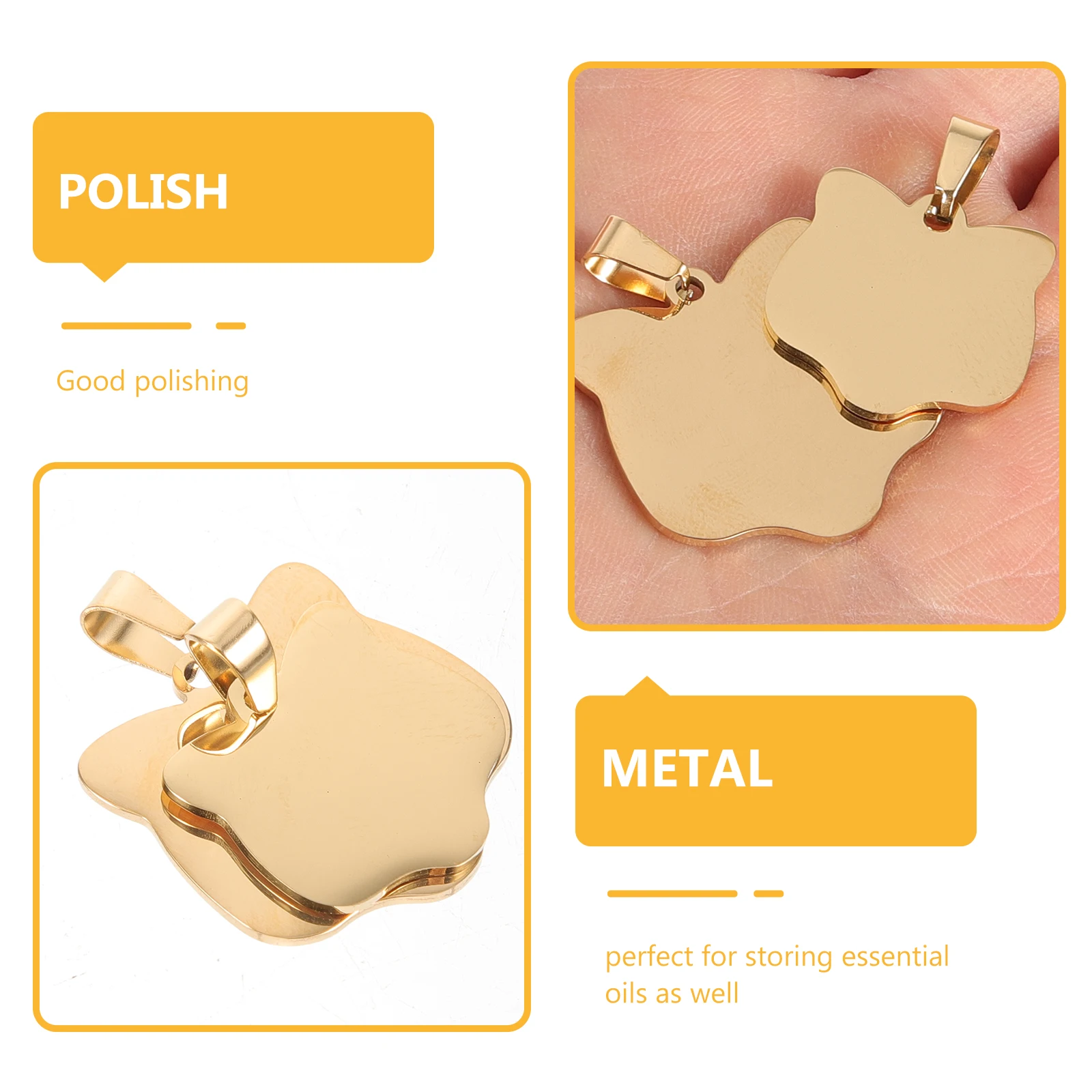 

2pcs Stainless Steel Metal Cat Dog Id Tag Engraving Blanks Puppy Charm Pendant For Dogs Cats Rabbits Supplies Dog Tags