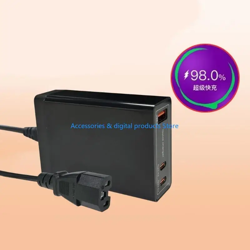77JD Double Type C And USB Fast Charging Adapter For 36V 48V 60V 72V 84V Vehicles
