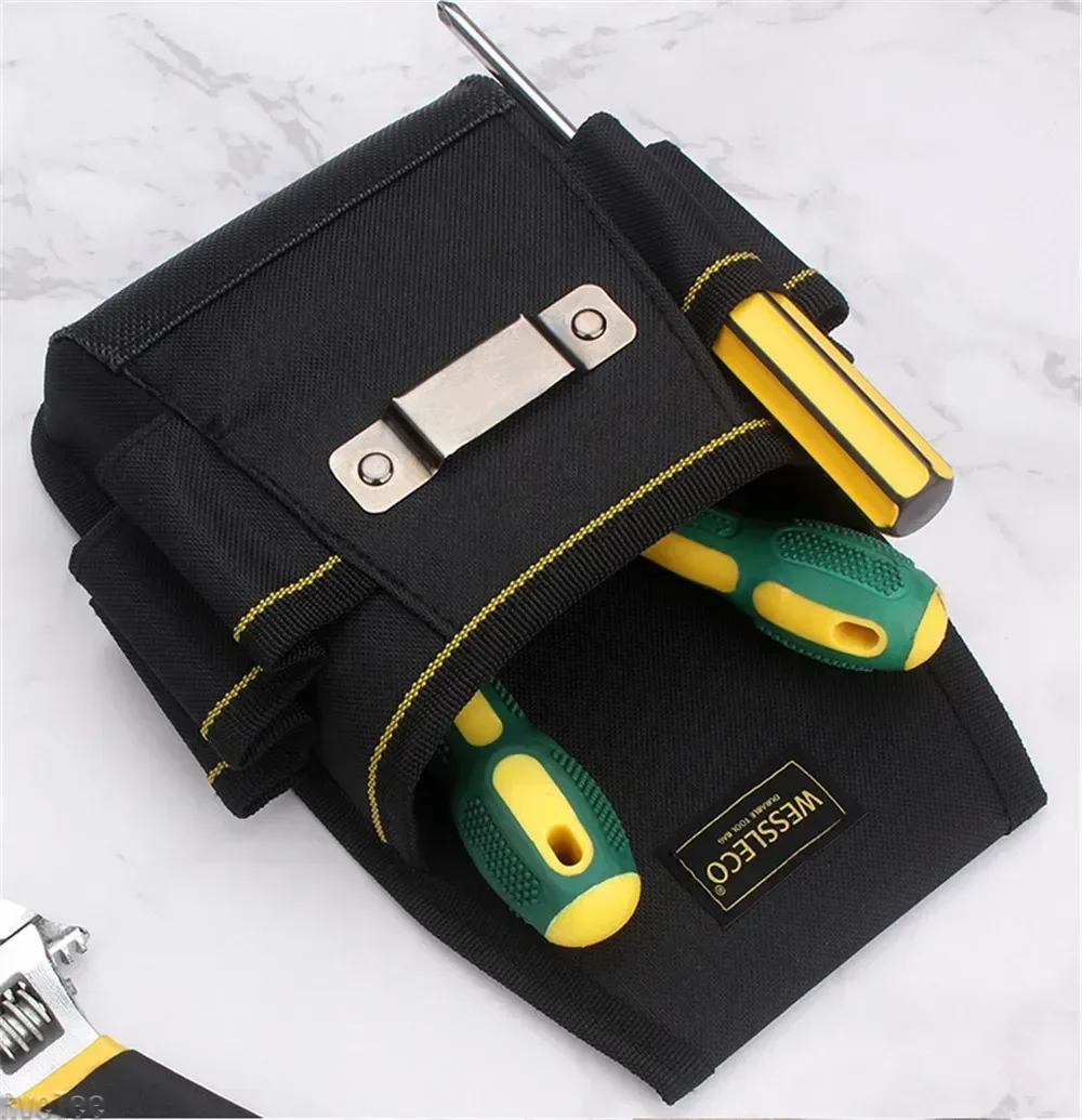 Multi-functional Electrician Waist Pocket Pouch Tool Bag New 1680D Oxford Cloth Storage Bags Waist Pack Hardware Repair Belt