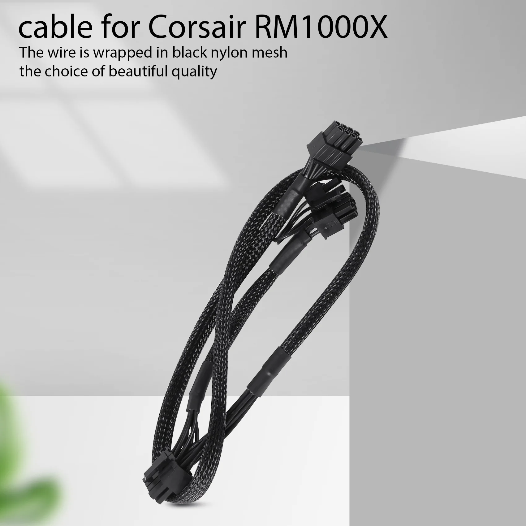 PCI-E Dual 8Pin to 8Pin(6+2Pin) Modular Power Supply Cable for RM1000X RM550X 650X 750X 850X