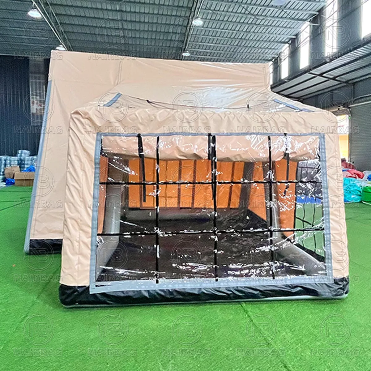 STLF4 saison luxe grand Camp famille Air Camping Tube tente gonflable Camping tente